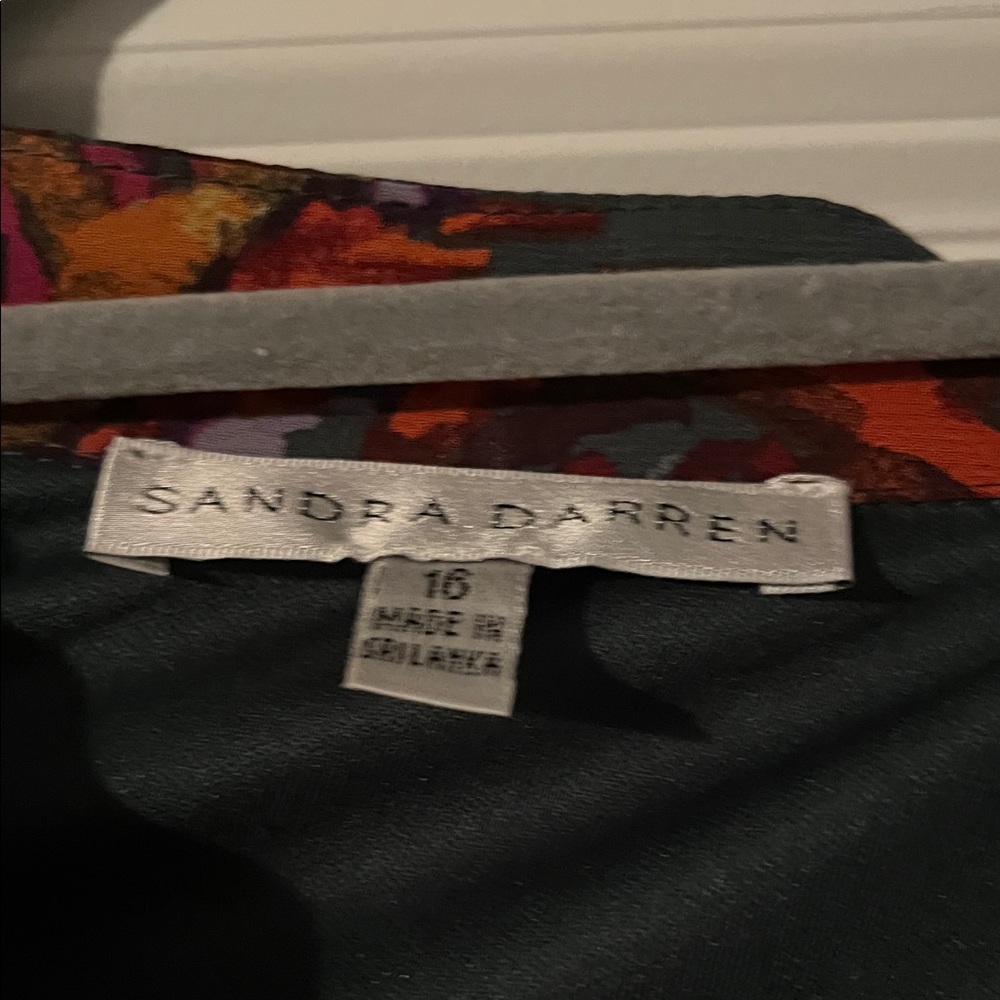 Sandra Darren Multicolor Long Sleeve Dress - Picture 3 of 5
